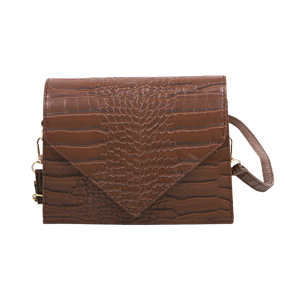 Youth Ladies Simple Versatile Bag Triangle Flap Women Alligator Pattern Shoulder Tote Leather Small Crossbody Bags
Youth Ladies Simple Versatile Bag Triangle Flap Women Alligator Pattern Shoulder Tote Leather Small Crossbody Bags