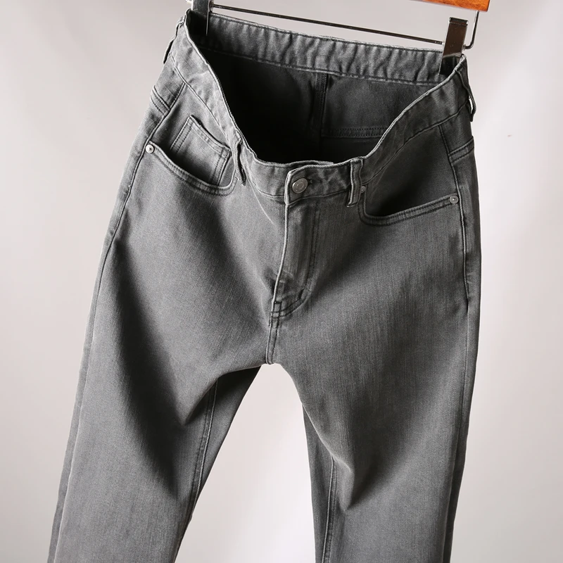 Charming smoky grey versatile men's pants men's autumn business leisure slim stretch straight jeans pants
Charming smoky grey versatile men's pants men's autumn business leisure slim stretch straight jeans pants