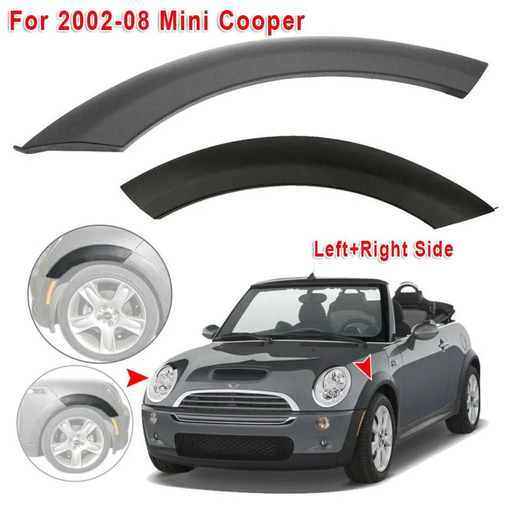 Black Front Wheel Left And Upper Right Fender Arch Cover Trim For Mini Cooper 2002-2008 Car Front Wheel Protector Accessory
Black Front Wheel Left And Upper Right Fender Arch Cover Trim For Mini Cooper 2002-2008 Car Front Wheel Protector Accessory