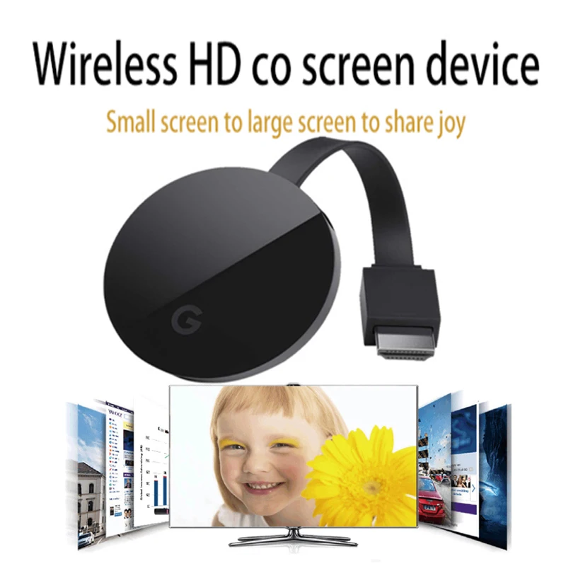 Беспроводное коэкранное устройство G7S 2,4G/5G, беспроводное трехпоколение, Google screen er, беспроводное подключение к Google переходник Chromecast
Беспроводное коэкранное устройство G7S 2,4G/5G, беспроводное трехпоколение, Google screen er, беспроводное подключение к Google переходник Chromecast