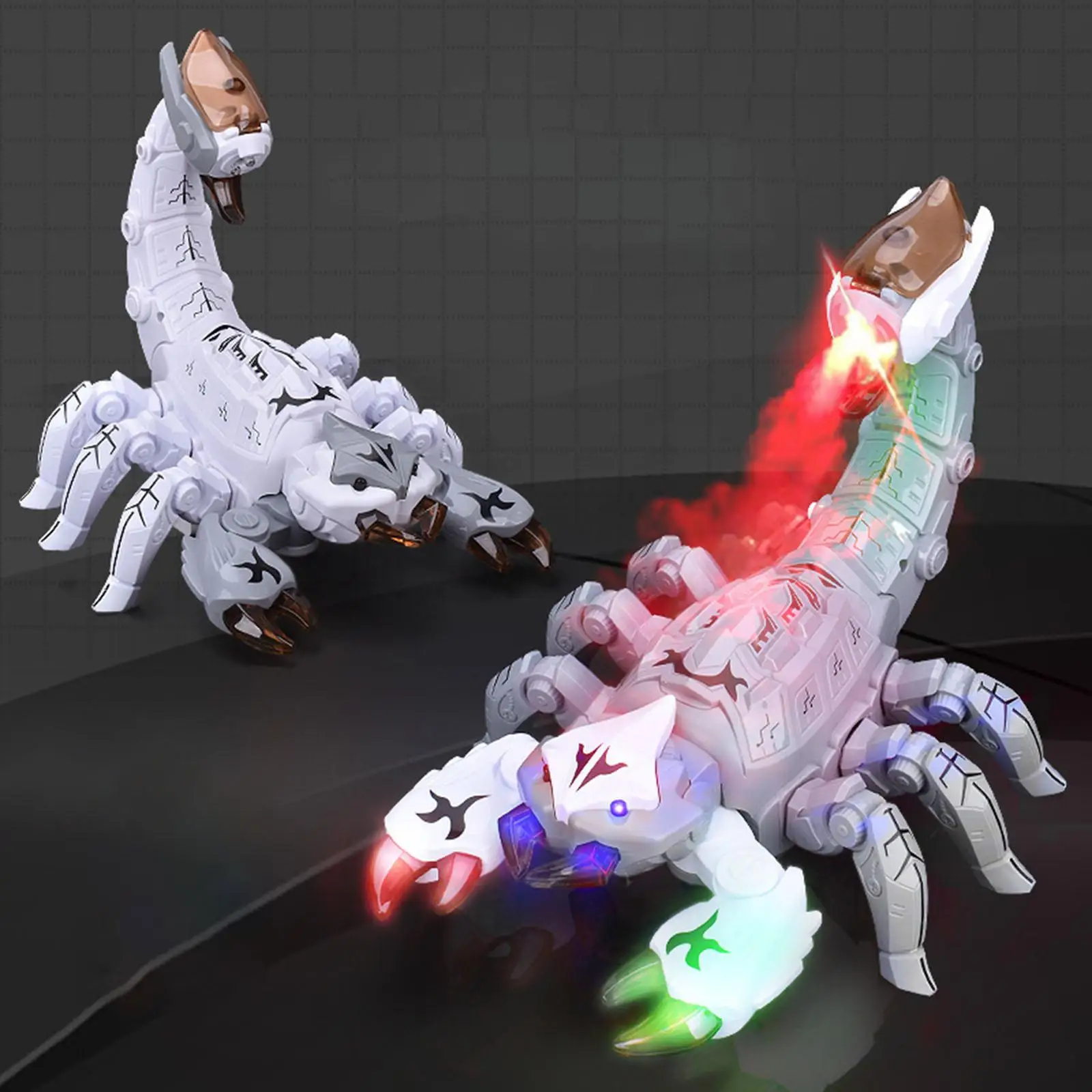 Realistic Scorpion Toy Spray Smoke with LED Light and Music Moving Joints Battery Operated for Kids Robot Toy Animal Scorpion
Realistic Scorpion Toy Spray Smoke with LED Light and Music Moving Joints Battery Operated for Kids Robot Toy Animal Scorpion