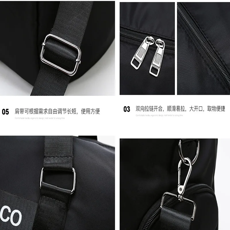 Mens Travel Duffle Female Multi-Purpose Leisure Sports Fitness Bag Dry and Wet Separation Shoes Bag Portable Trip Shoulder Bag
Mens Travel Duffle Female Multi-Purpose Leisure Sports Fitness Bag Dry and Wet Separation Shoes Bag Portable Trip Shoulder Bag