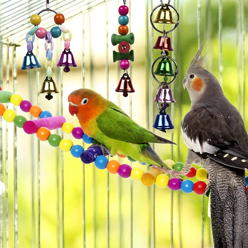 Оптом! Декоративные игрушки для птичьих клеток и Аксессуары птиц домашних