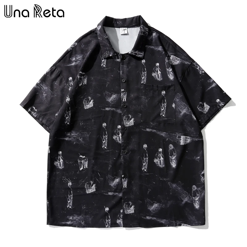 Una Reta Hip Hop Short Sleeve Shirt Men Street Hawaii Beach Fashion Oversized Shirt Harujuku Print Summer Lovers Shirts For Men
Una Reta Hip Hop Short Sleeve Shirt Men Street Hawaii Beach Fashion Oversized Shirt Harujuku Print Summer Lovers Shirts For Men