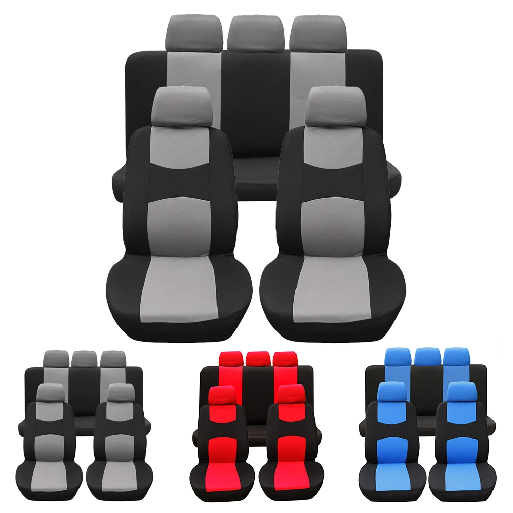 9pcs Cloth Universal Car Seat Cover Full Sets Cushion Protector Auto Inner Decoration Accessories For Salon Red Blue Gray
9pcs Cloth Universal Car Seat Cover Full Sets Cushion Protector Auto Inner Decoration Accessories For Salon Red Blue Gray