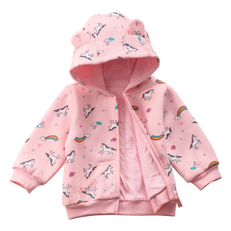 Baby Girls Clothes Hoodies Jacket Unicorn Print Pure Cotton Long Sleeve Infant Toddler Autumn and Winter Children‘s Clothing
Baby Girls Clothes Hoodies Jacket Unicorn Print Pure Cotton Long Sleeve Infant Toddler Autumn and Winter Children‘s Clothing