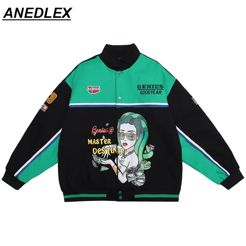 Hip Hop Baseball Uniform Jacket Men Streetwear Anime Girls Letter Embroidery Bomber Jacket Harajuku Cotton Jacket Coat Outwear
Hip Hop Baseball Uniform Jacket Men Streetwear Anime Girls Letter Embroidery Bomber Jacket Harajuku Cotton Jacket Coat Outwear