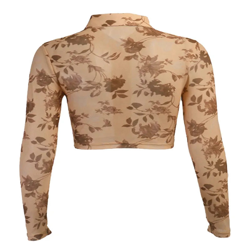 E-Girl Y2k Plant Print Button-down Shirt Women Long Sleeve Turn-down Collar Blouse Sexy See-through Slim Crop Tops
E-Girl Y2k Plant Print Button-down Shirt Women Long Sleeve Turn-down Collar Blouse Sexy See-through Slim Crop Tops