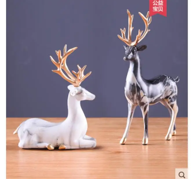 Deer of northern Europe household sitting room puts a TV ark wine ark desktop adornment originality American craft decoration
Deer of northern Europe household sitting room puts a TV ark wine ark desktop adornment originality American craft decoration