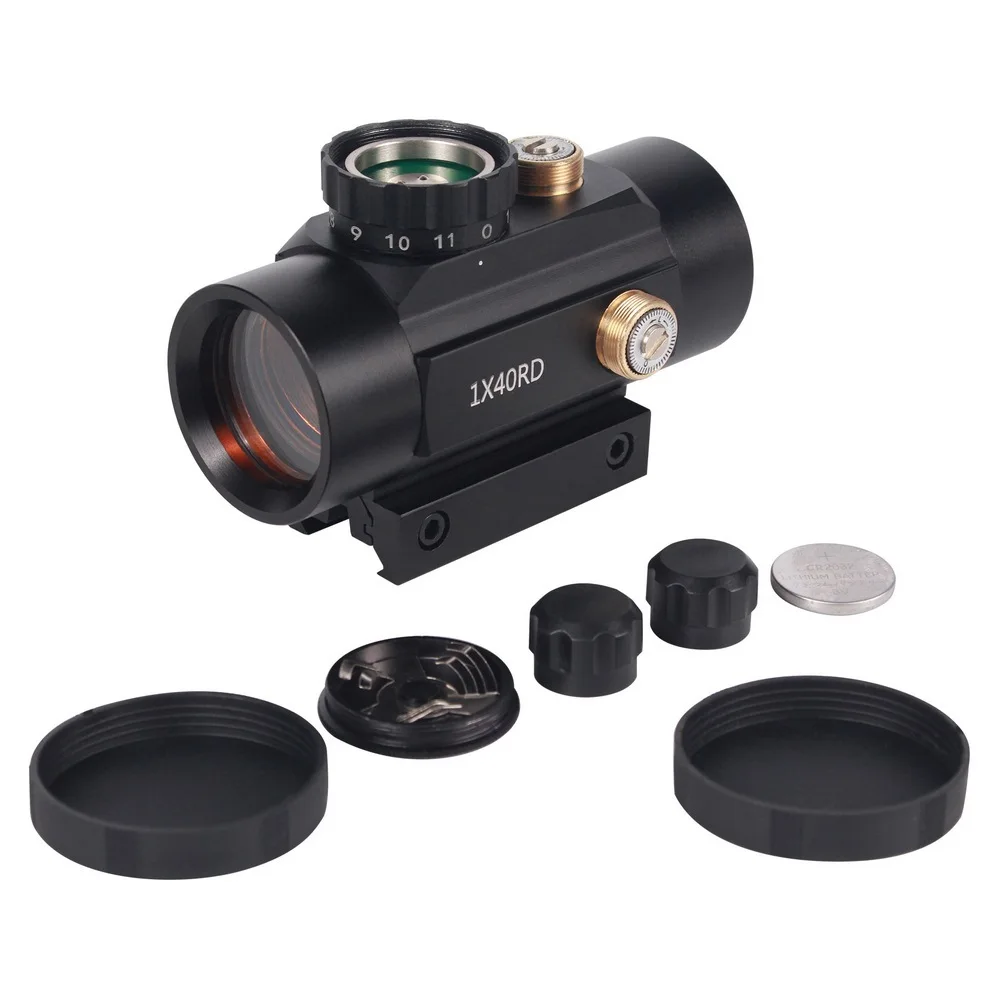 Hunting red dot 1X40RD optical sight 11mm 20mm Mounts Riflescope aim point rifle Scope and chasse telescope
Hunting red dot 1X40RD optical sight 11mm 20mm Mounts Riflescope aim point rifle Scope and chasse telescope