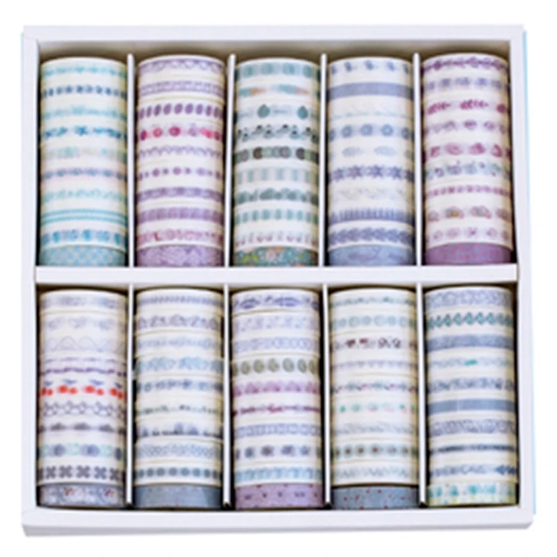 100 Pcs/Set Washi Tape Set Dream Weaving Line Series Basic Handbook Simple Stickers Masking Tape
100 Pcs/Set Washi Tape Set Dream Weaving Line Series Basic Handbook Simple Stickers Masking Tape