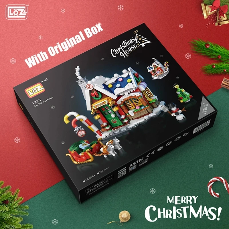 788pcs LOZ Mini Blocks Architecture Merry Christmas House Santa Claus Snowman Tree Deer Building Blocks Bricks Toy For Kids Gift
788pcs LOZ Mini Blocks Architecture Merry Christmas House Santa Claus Snowman Tree Deer Building Blocks Bricks Toy For Kids Gift