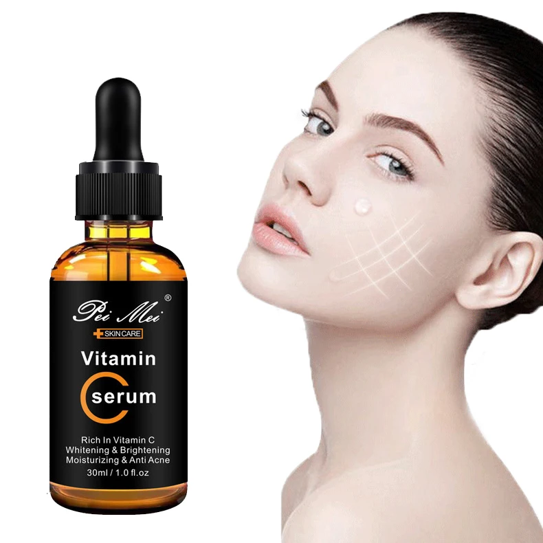 30ml Vitamin C Face Serum Long Lasting Moisturizing Improve Roughness Lighten Spots Hyaluronic Acid Facial Essence
30ml Vitamin C Face Serum Long Lasting Moisturizing Improve Roughness Lighten Spots Hyaluronic Acid Facial Essence