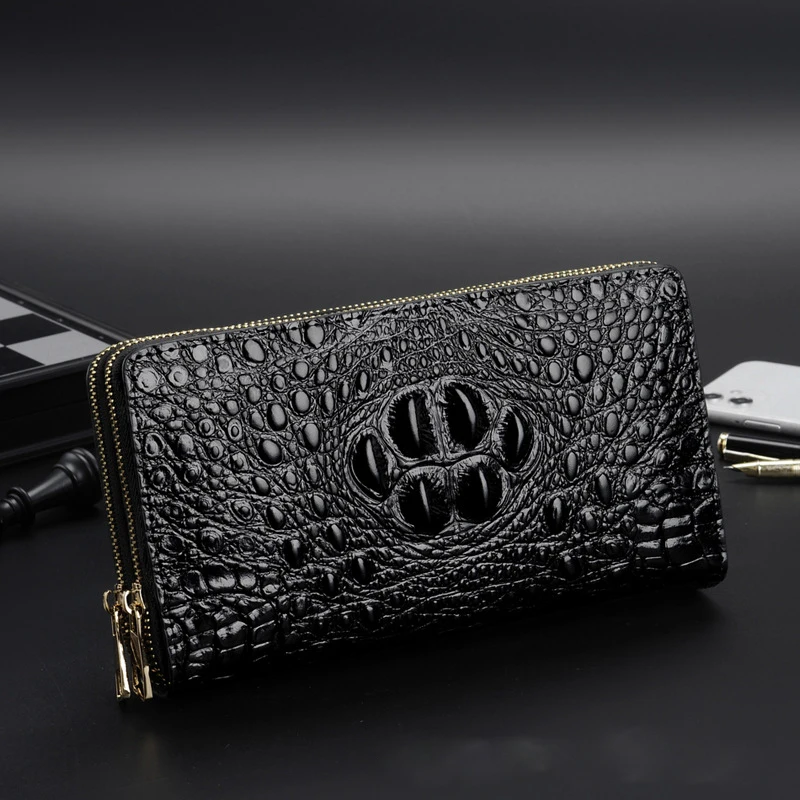 2021 Длинный кошелек с рисунком под кожу крокодила, Женский кошелек с ремешком на руку, деловой держатель для карт большой емкости 
2021 Длинный кошелек с рисунком под кожу крокодила, Женский кошелек с ремешком на руку, деловой держатель для карт большой емкости