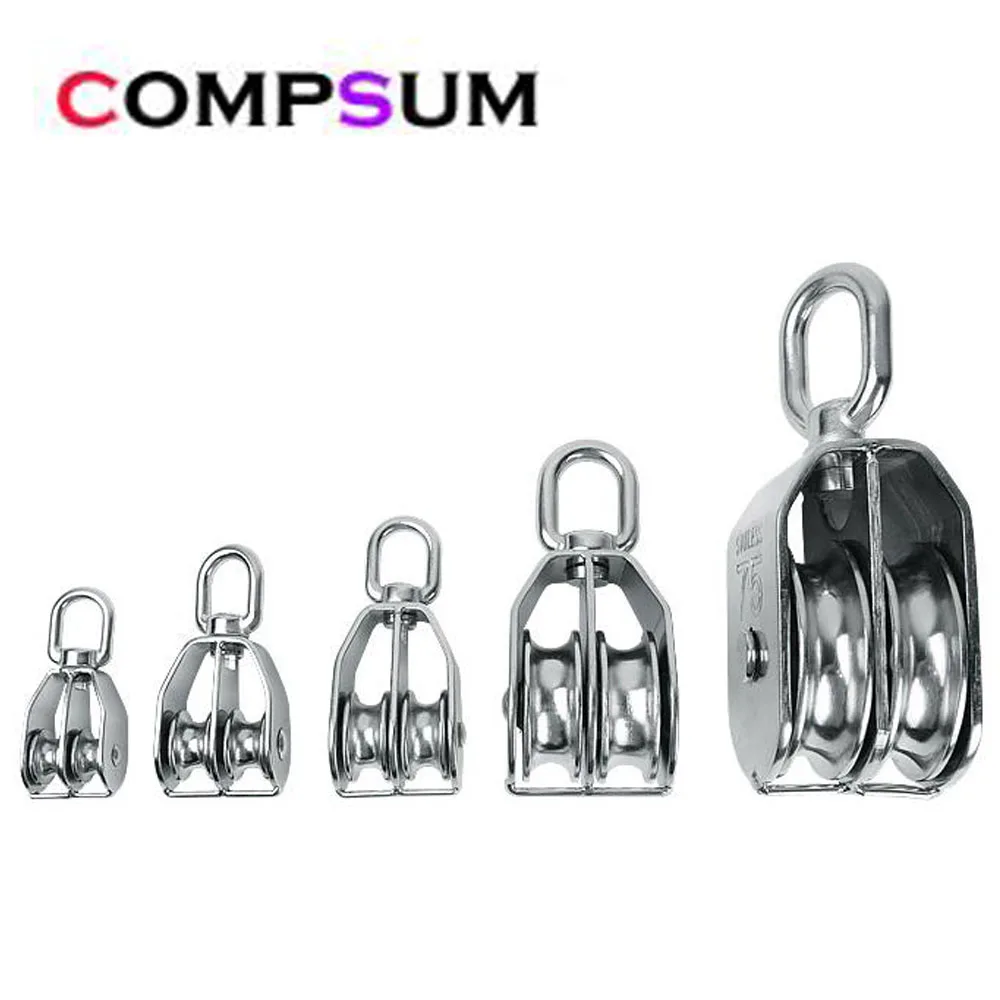 304 stainless steel Double pulley Lifting the hanging wheel Fixed Lifting Driving pulley Rotating rings Industrial Hardware
304 stainless steel Double pulley Lifting the hanging wheel Fixed Lifting Driving pulley Rotating rings Industrial Hardware