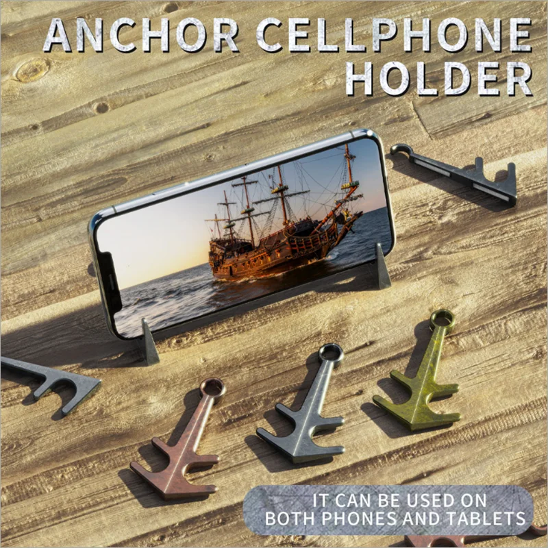 Creative Ship Anchor Shape Magnetic Mobile Phone Holder 3 color Portable Mini Lazy Learning Desktop Universal Phone Decoration
Creative Ship Anchor Shape Magnetic Mobile Phone Holder 3 color Portable Mini Lazy Learning Desktop Universal Phone Decoration