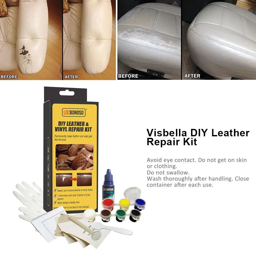 Leather Vinyl Repair Kit Auto Car Seat Sofa Coats Holes Scratch Cracks Rips Leather Liquid Repair Tool Restoration For Car Seat
Leather Vinyl Repair Kit Auto Car Seat Sofa Coats Holes Scratch Cracks Rips Leather Liquid Repair Tool Restoration For Car Seat