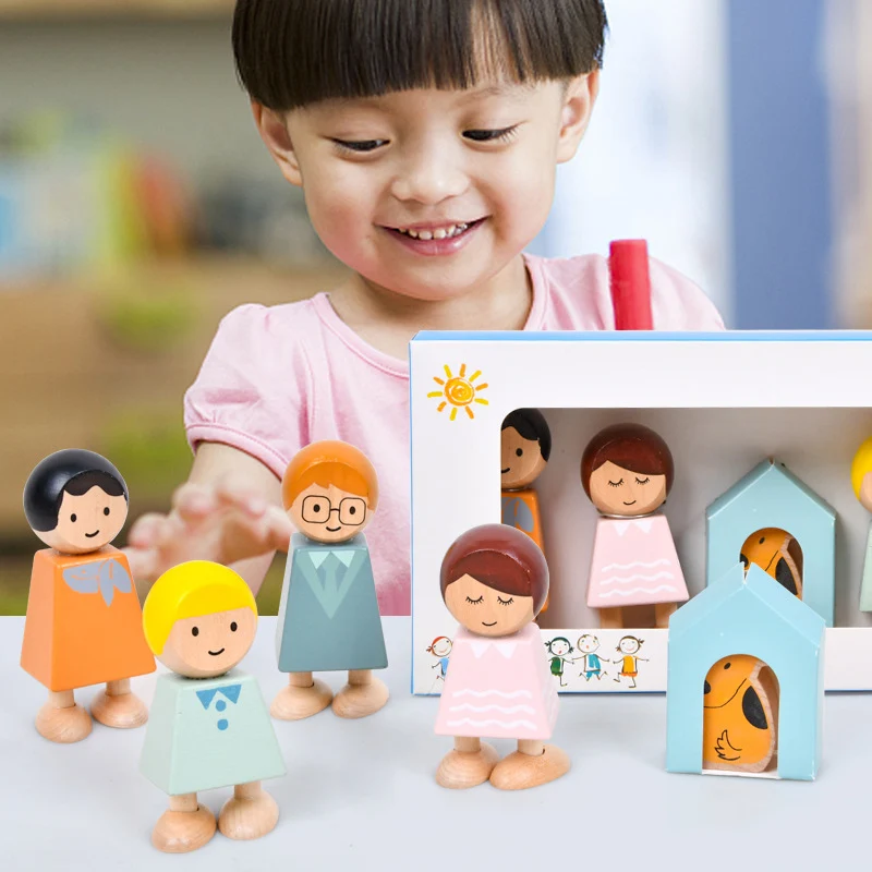 Children early education interesting characters building blocks wooden toys baby cognition family toys gift
Children early education interesting characters building blocks wooden toys baby cognition family toys gift