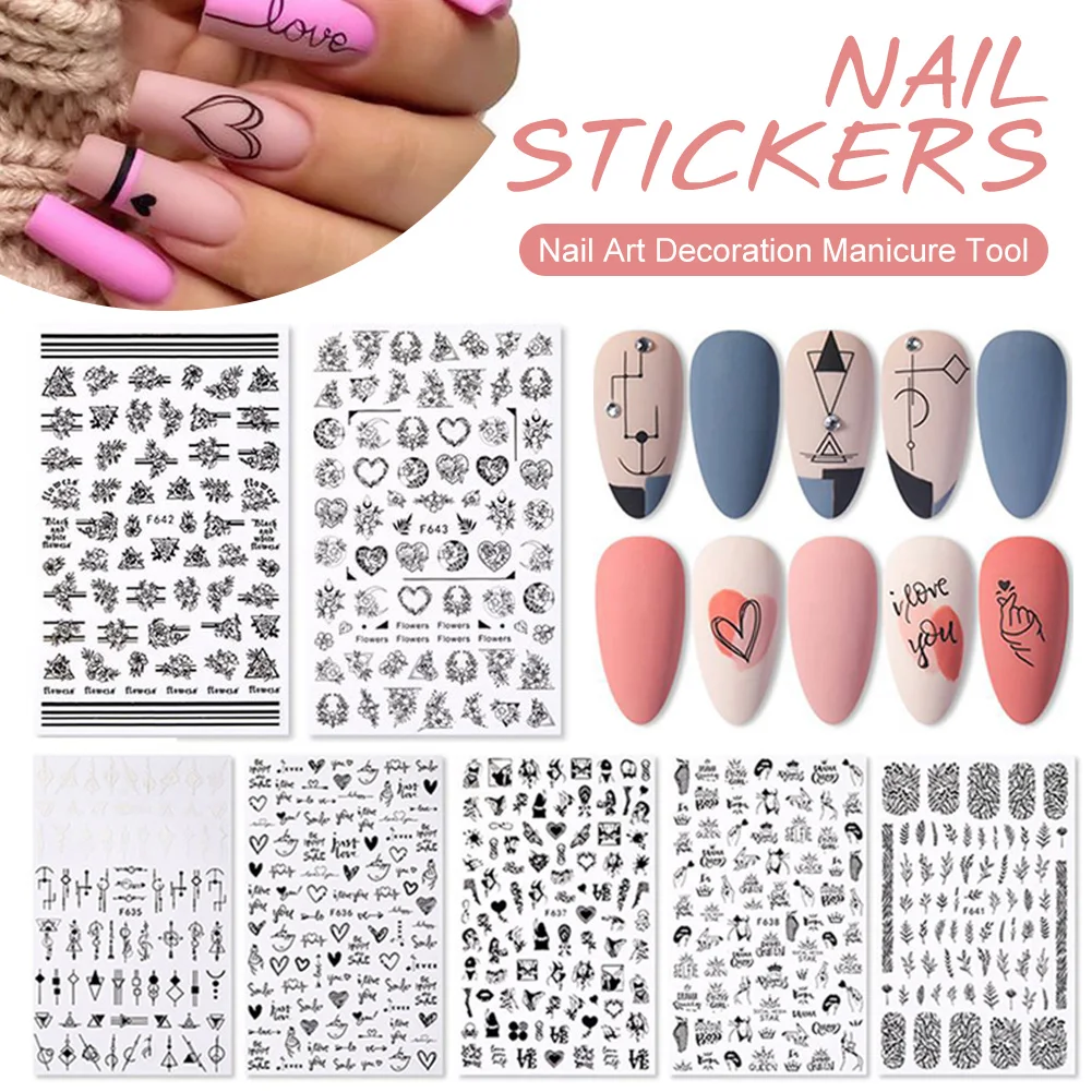 New Nail Stickers Water Nail Decals Adhesive Stickers Flower Leaf Heart French Nails Paper Nail Art Decoration Manicure Tool
New Nail Stickers Water Nail Decals Adhesive Stickers Flower Leaf Heart French Nails Paper Nail Art Decoration Manicure Tool
