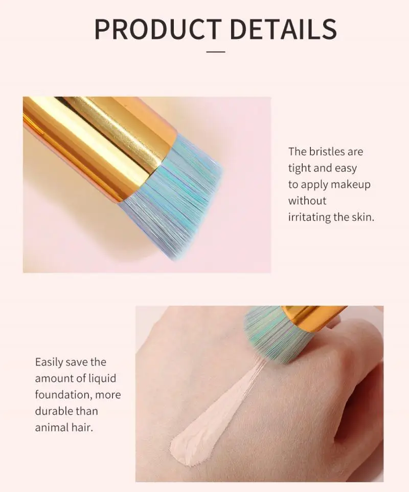 1 Pc Superfine Synthetic Hair Bevel Makeup Brush For Liquid Foundation Oblique Head Makeup Tools Easy To Apply Makeup Hot Sale
1 Pc Superfine Synthetic Hair Bevel Makeup Brush For Liquid Foundation Oblique Head Makeup Tools Easy To Apply Makeup Hot Sale
