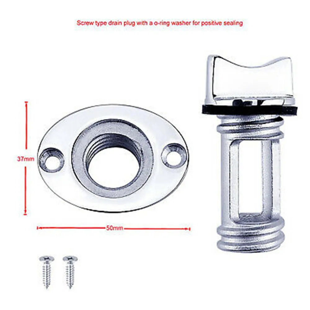 1.97x1.46inch Boat Bung Drain Plug Kit 25MM 316 Stainless Steel 50x37mm Boat Bilge Drain Plug
1.97x1.46inch Boat Bung Drain Plug Kit 25MM 316 Stainless Steel 50x37mm Boat Bilge Drain Plug