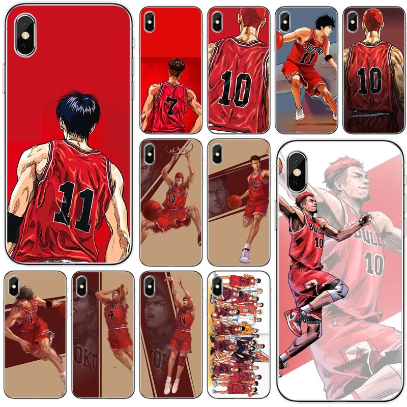 Фото Чехол Slam dunk мягкий силиконовый чехол из ТПУ для телефона iPhone 5 5S SE 6 6plus 7 8 plus X XS XR Max