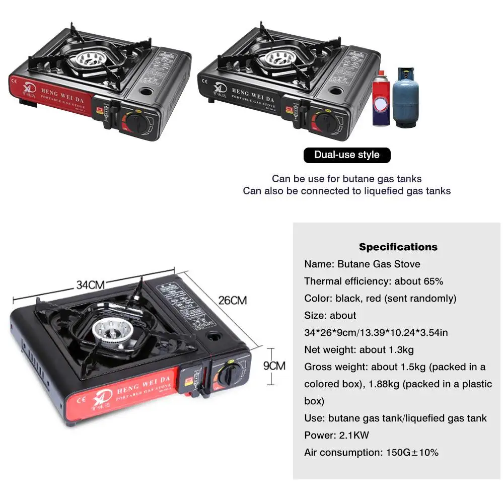 Automatic Ignition Butane Gas Stove Portable Butane Gas Stove Outdoor Camping Picnic Party Cooking Stove Barbecue Grill 
Automatic Ignition Butane Gas Stove Portable Butane Gas Stove Outdoor Camping Picnic Party Cooking Stove Barbecue Grill
