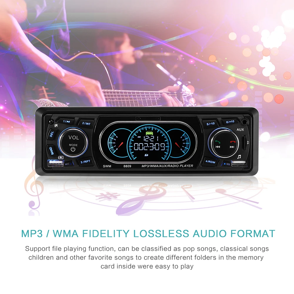 Bluetooth Car MP3 Player Car Stereo MP3 Radio Player Dual USB Independent Fast Charging
Bluetooth Car MP3 Player Car Stereo MP3 Radio Player Dual USB Independent Fast Charging
