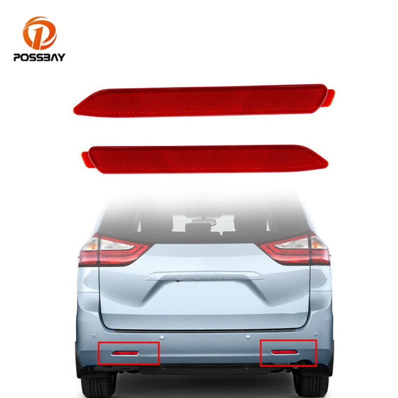 Автомобильный задний бампер POSSBAY, отражатель, задний фонарь s, красный задний объектив, стоп светильник, отделка крышки, внешние части для ... 
Автомобильный задний бампер POSSBAY, отражатель, задний фонарь s, красный задний объектив, стоп светильник, отделка крышки, внешние части для ...