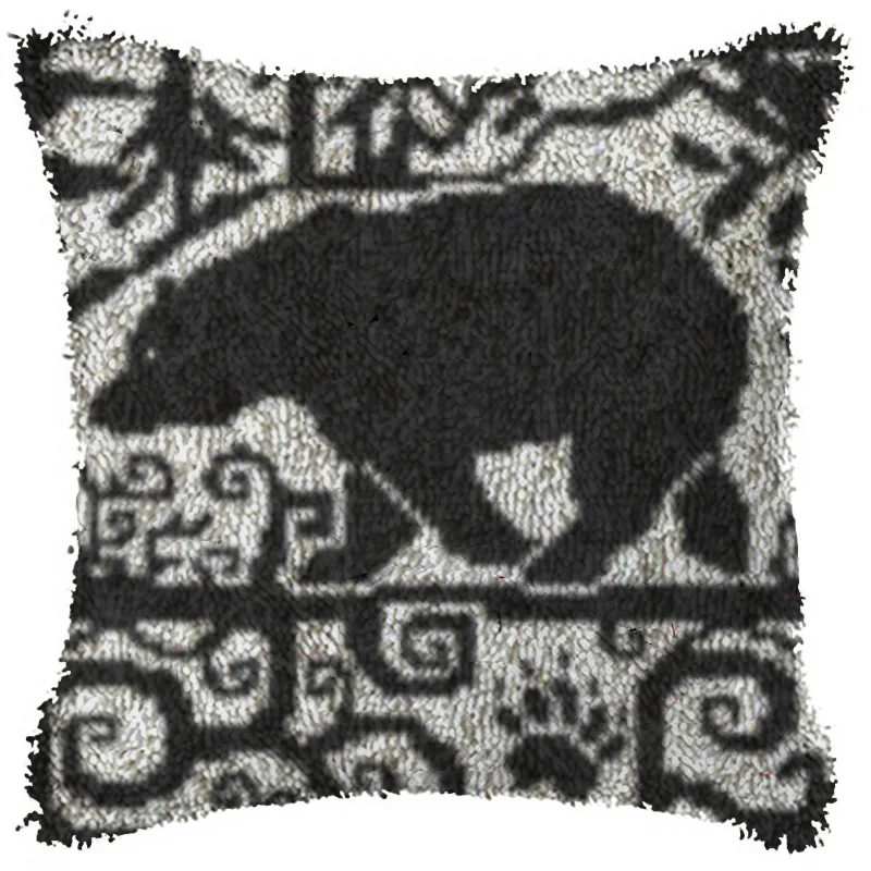 Libra Lion Latch Hook Bear Cushion Pillow Case Canvas Acrylic Yarn Latched Hook Pillow Kits Crochet Cushion Cover
Libra Lion Latch Hook Bear Cushion Pillow Case Canvas Acrylic Yarn Latched Hook Pillow Kits Crochet Cushion Cover