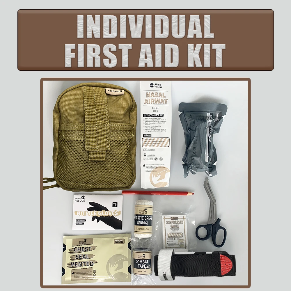 

Survival Pouch Outdoor Medical ifak MINI Size IFAK Traini Bag/Package Tactical First Aid Bag Medical Kit Bag Molle EMT Emergency