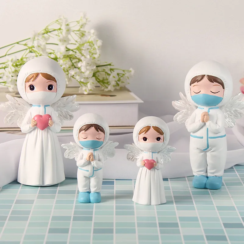 Creative Resin Crafts Lovely Angels In White Ornaments Warm Guardian Nightlight Home Bedroom Decoration Children's Birthday Gift
Creative Resin Crafts Lovely Angels In White Ornaments Warm Guardian Nightlight Home Bedroom Decoration Children's Birthday Gift