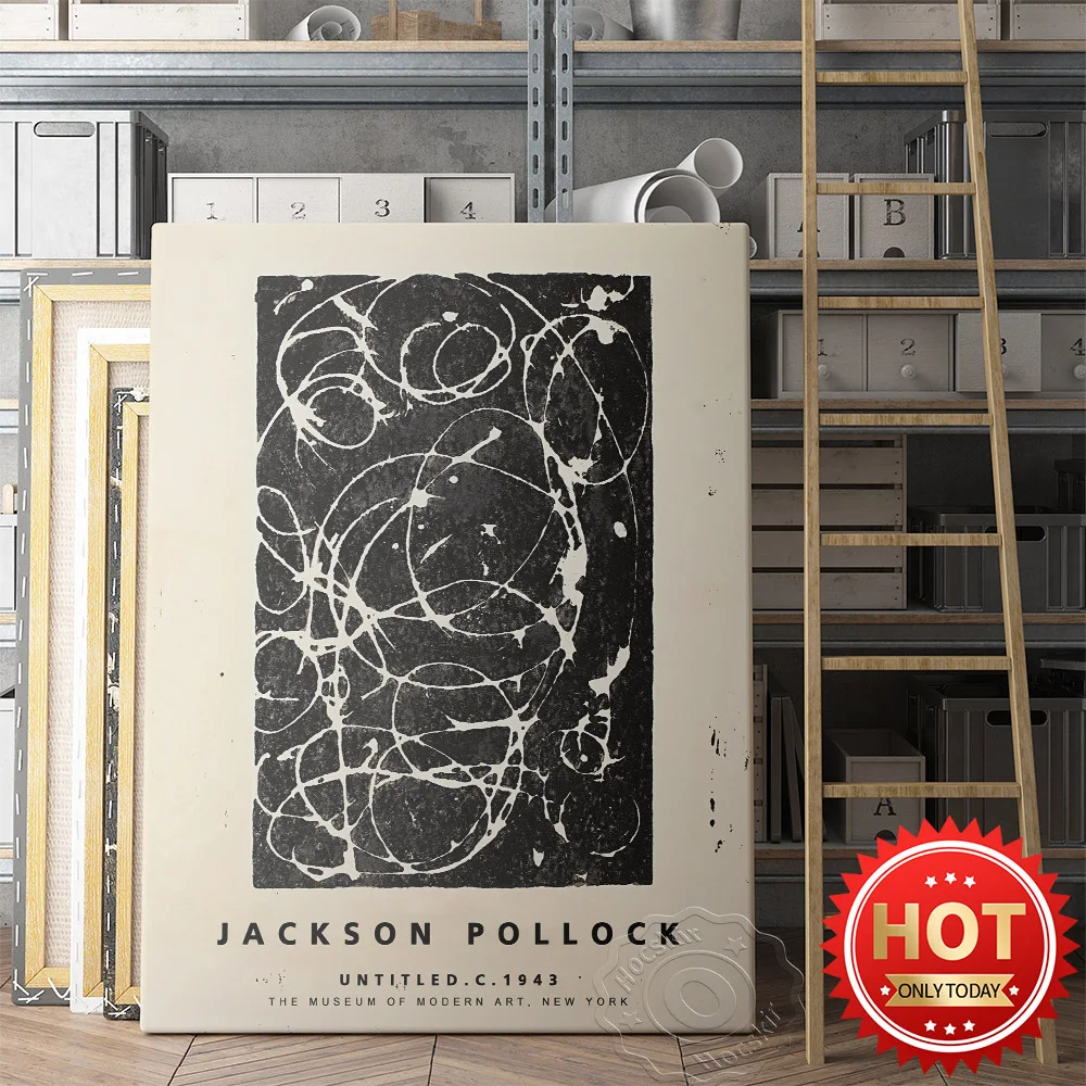 Modern Abstract Art, Jackson Pollock Artwork Poster,Exhibition Museum Print Art, Jackson Prints Poster, Pollock Wall Picture
Modern Abstract Art, Jackson Pollock Artwork Poster,Exhibition Museum Print Art, Jackson Prints Poster, Pollock Wall Picture