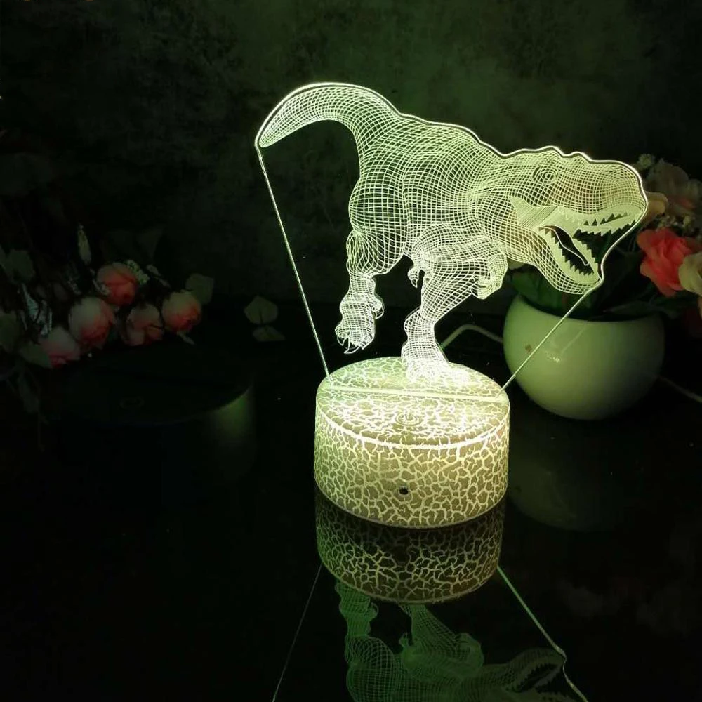 Table Lamp Dinosaur 2 Pattern 3D Led Night Light Decoration Children Kids Gifts 7 Color Changing Visual Table Lamp
Table Lamp Dinosaur 2 Pattern 3D Led Night Light Decoration Children Kids Gifts 7 Color Changing Visual Table Lamp