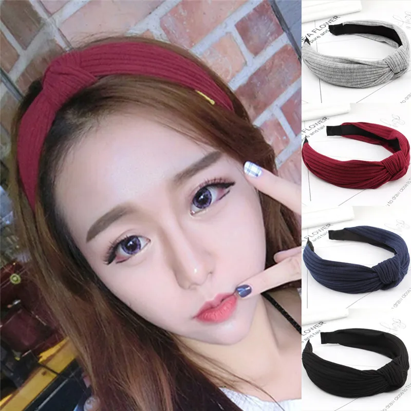 Wide Hair Bands Women Hairbands Fashion Girls Vintage Knitting Twisted Knotted Headband Headwear Accessories
Wide Hair Bands Women Hairbands Fashion Girls Vintage Knitting Twisted Knotted Headband Headwear Accessories