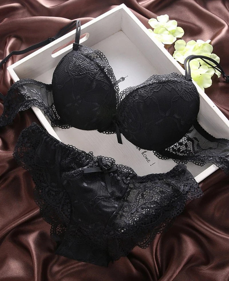 Sexy Bra Set Lingerie Underwear Women Push Up Lenceria Mujer Femme Underwire Langerie Girl Bralette Bras And Panty Feminina Lace
Sexy Bra Set Lingerie Underwear Women Push Up Lenceria Mujer Femme Underwire Langerie Girl Bralette Bras And Panty Feminina Lace