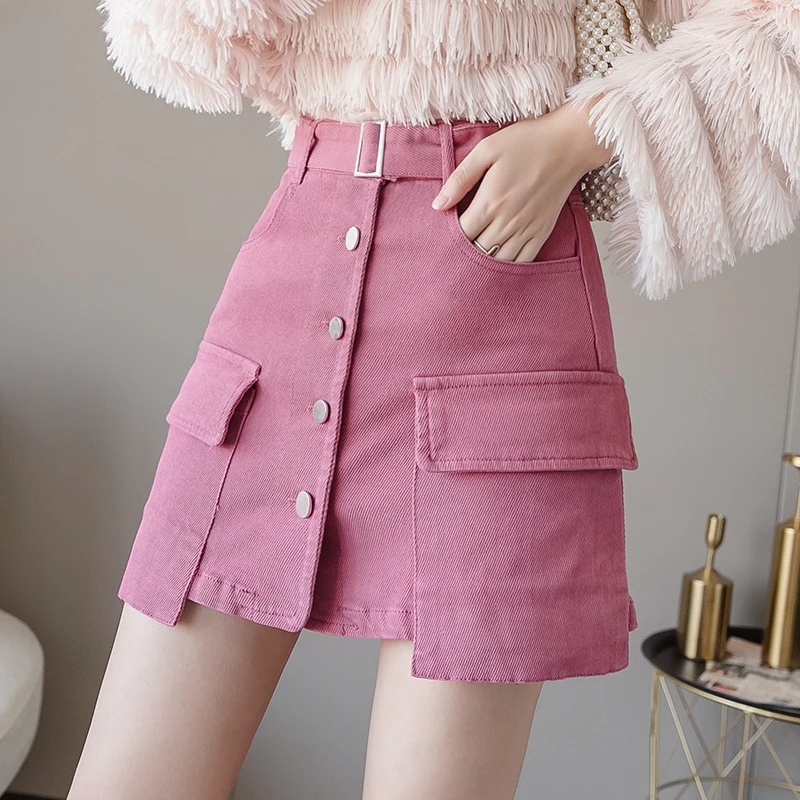2020 Spring Summer New Short Skirt Woman High Waist Slim A- Line Students Workwear Skirt Women's Skirts Jupe Femme 
2020 Spring Summer New Short Skirt Woman High Waist Slim A- Line Students Workwear Skirt Women's Skirts Jupe Femme
