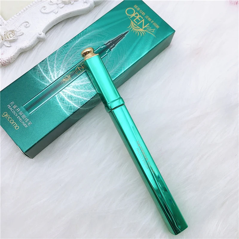 Beginner Peacock Eyeliner Liquid Waterproof Easy To Dry Long-lasting Non-halo Dye Makeup Makeup Eyeliner
Beginner Peacock Eyeliner Liquid Waterproof Easy To Dry Long-lasting Non-halo Dye Makeup Makeup Eyeliner