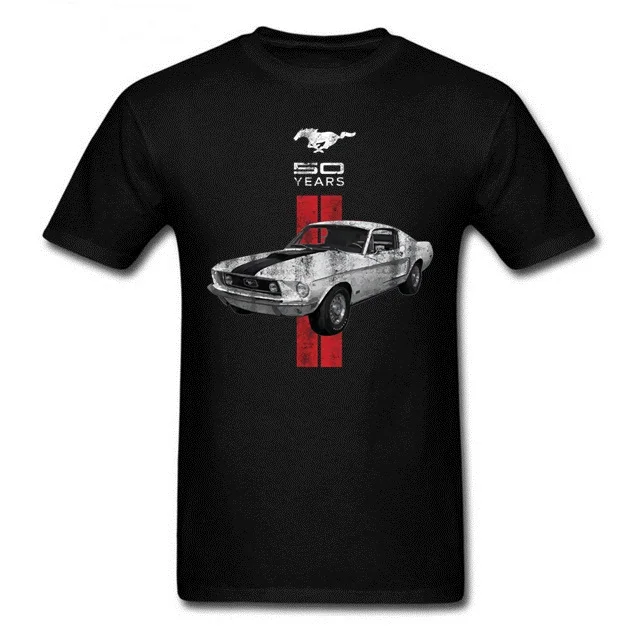 Men Mustang 50 Years Classic Car Logo Men T-shirt Ford Mustang Men's T-shirt Short Sleeve Sturdy Muscle Basic Solid Blouse Tee
Men Mustang 50 Years Classic Car Logo Men T-shirt Ford Mustang Men's T-shirt Short Sleeve Sturdy Muscle Basic Solid Blouse Tee