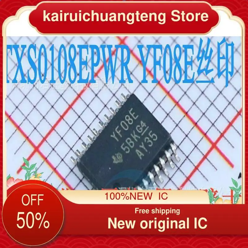 (1 шт.) TXS0108, TXS0108EPWR, YF08E, задний чип, новая Оригинальная интегральная схема
(1 шт.) TXS0108, TXS0108EPWR, YF08E, задний чип, новая Оригинальная интегральная схема