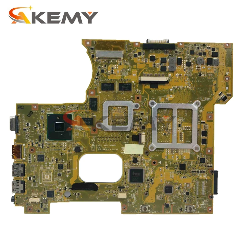 Akemy K42JV GT335M 1GB Материнская плата REV2.2 для For Asus A42J X42J K42J K42JR материнская ноутбука