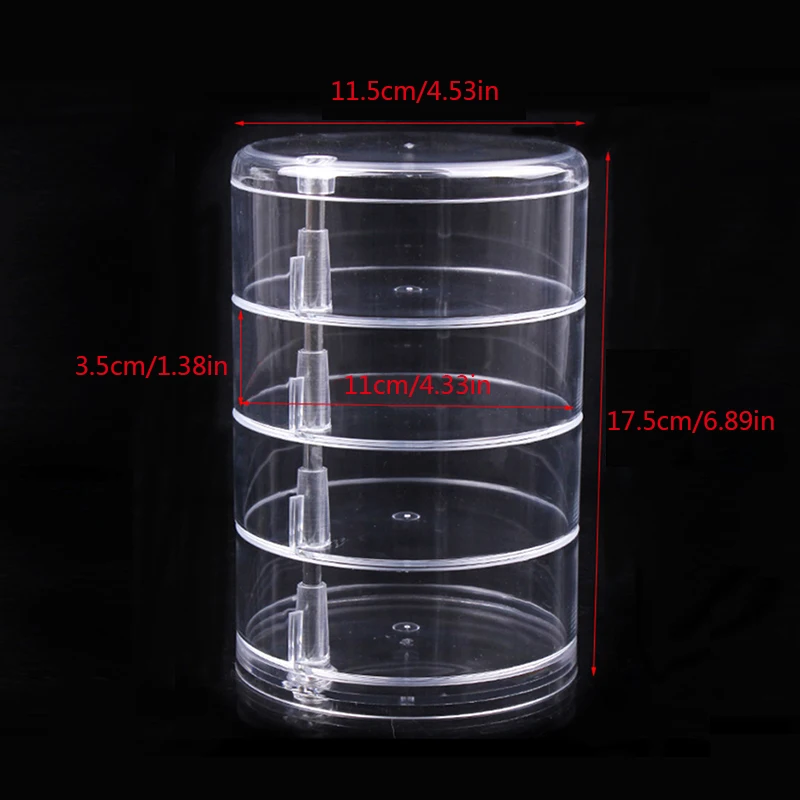 Rotating Jewelry Case Holder 4 Layer Acrylic Jewelry Storage Box earrings Display Makeup Organizer Cosmetic Organizer
Rotating Jewelry Case Holder 4 Layer Acrylic Jewelry Storage Box earrings Display Makeup Organizer Cosmetic Organizer