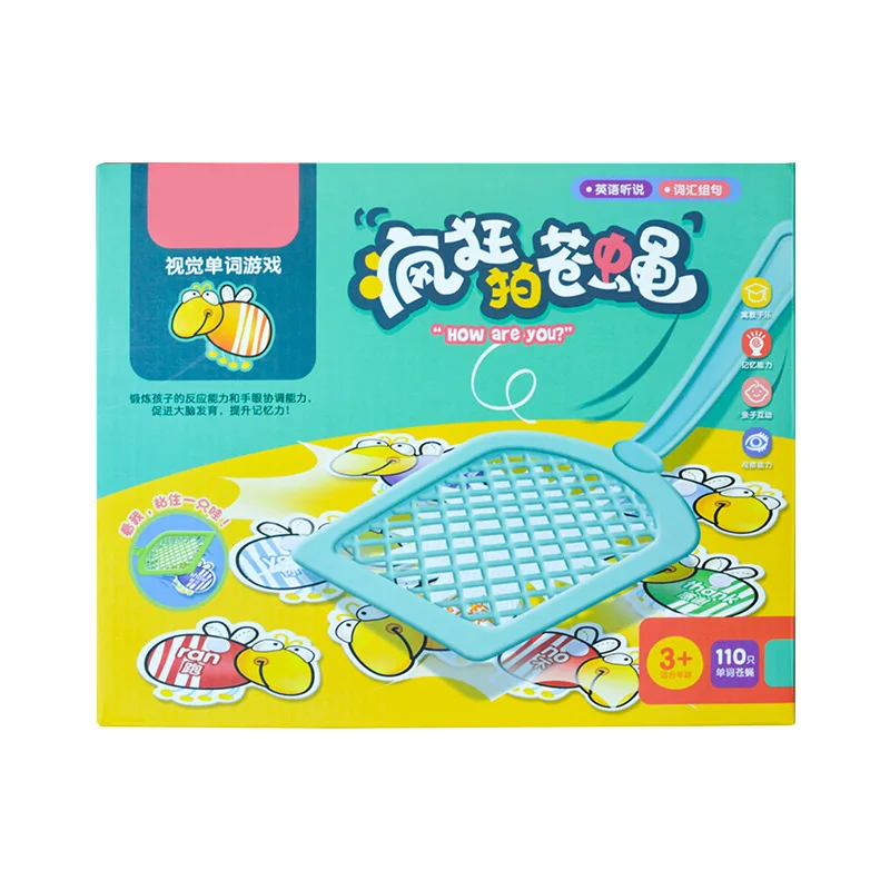 English Words Fly Swatter Children's Board Game Early Education and Wisdom Parent-Child Toys Family Fun Learning English
English Words Fly Swatter Children's Board Game Early Education and Wisdom Parent-Child Toys Family Fun Learning English