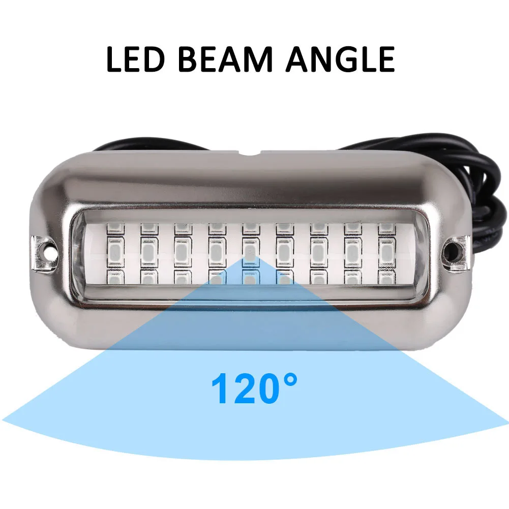 1Pcs 27LED 12V Boat Transom Light Stainless Steel Underwater Fishing Light Water Landscape Night Lighting Marine Boat Accessorie
1Pcs 27LED 12V Boat Transom Light Stainless Steel Underwater Fishing Light Water Landscape Night Lighting Marine Boat Accessorie