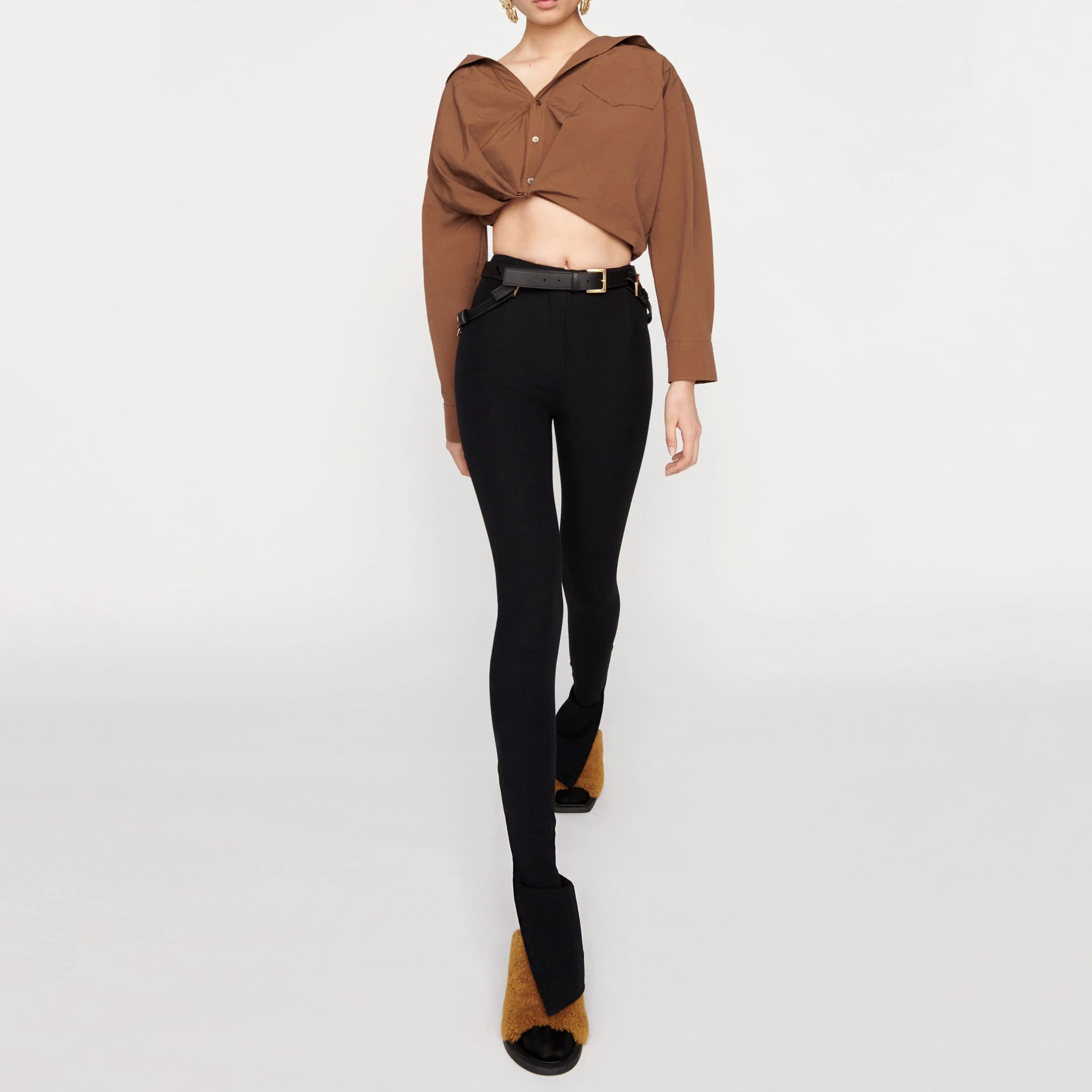 2021NEW autumn and winter niche fashion, personalized foot hook, external slit design, all-match elastic slim casual pants women
2021NEW autumn and winter niche fashion, personalized foot hook, external slit design, all-match elastic slim casual pants women