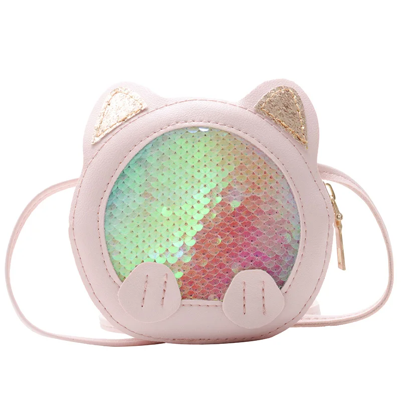 Fashion Sequins Children's day Bags Cute Cat Baby Girls' Coin Purse PU Leather Kids Mini Shoulder Bags Wallet Handbags
Fashion Sequins Children's day Bags Cute Cat Baby Girls' Coin Purse PU Leather Kids Mini Shoulder Bags Wallet Handbags