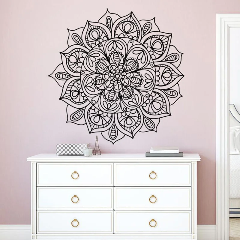 Mandala Wall Decal. Yoga Studio Decor. Mandala Stickers. Bohemian Bedroom Decor. Yoga Decal. Namaste Indian Pattern. A12-074
Mandala Wall Decal. Yoga Studio Decor. Mandala Stickers. Bohemian Bedroom Decor. Yoga Decal. Namaste Indian Pattern. A12-074
