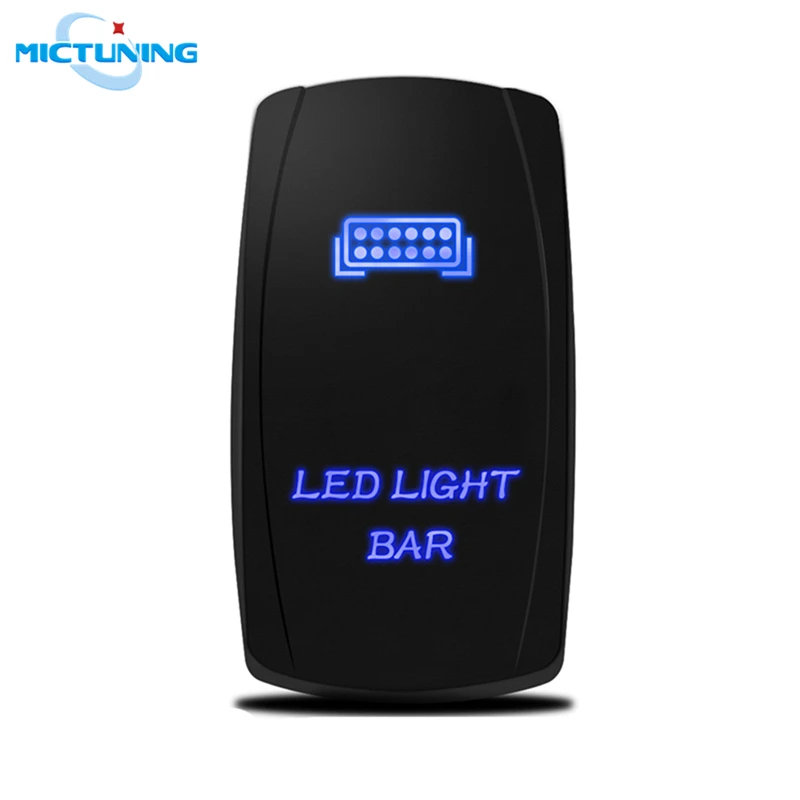 MICTUNING 5 Pin Car Switch Laser LED Light Bar Toggle Rocker Switch 12/24V SPST ON-OFF Waterproof for Car Boat Truck Accessories
MICTUNING 5 Pin Car Switch Laser LED Light Bar Toggle Rocker Switch 12/24V SPST ON-OFF Waterproof for Car Boat Truck Accessories