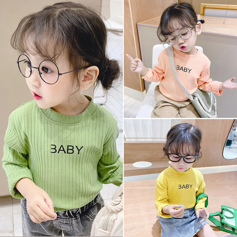 Autumn Winter Baby Girl T Shirt Long Sleeve Kid Sweatershirt Shirts Children Clothes Letter Fashion kids outfit
Autumn Winter Baby Girl T Shirt Long Sleeve Kid Sweatershirt Shirts Children Clothes Letter Fashion kids outfit