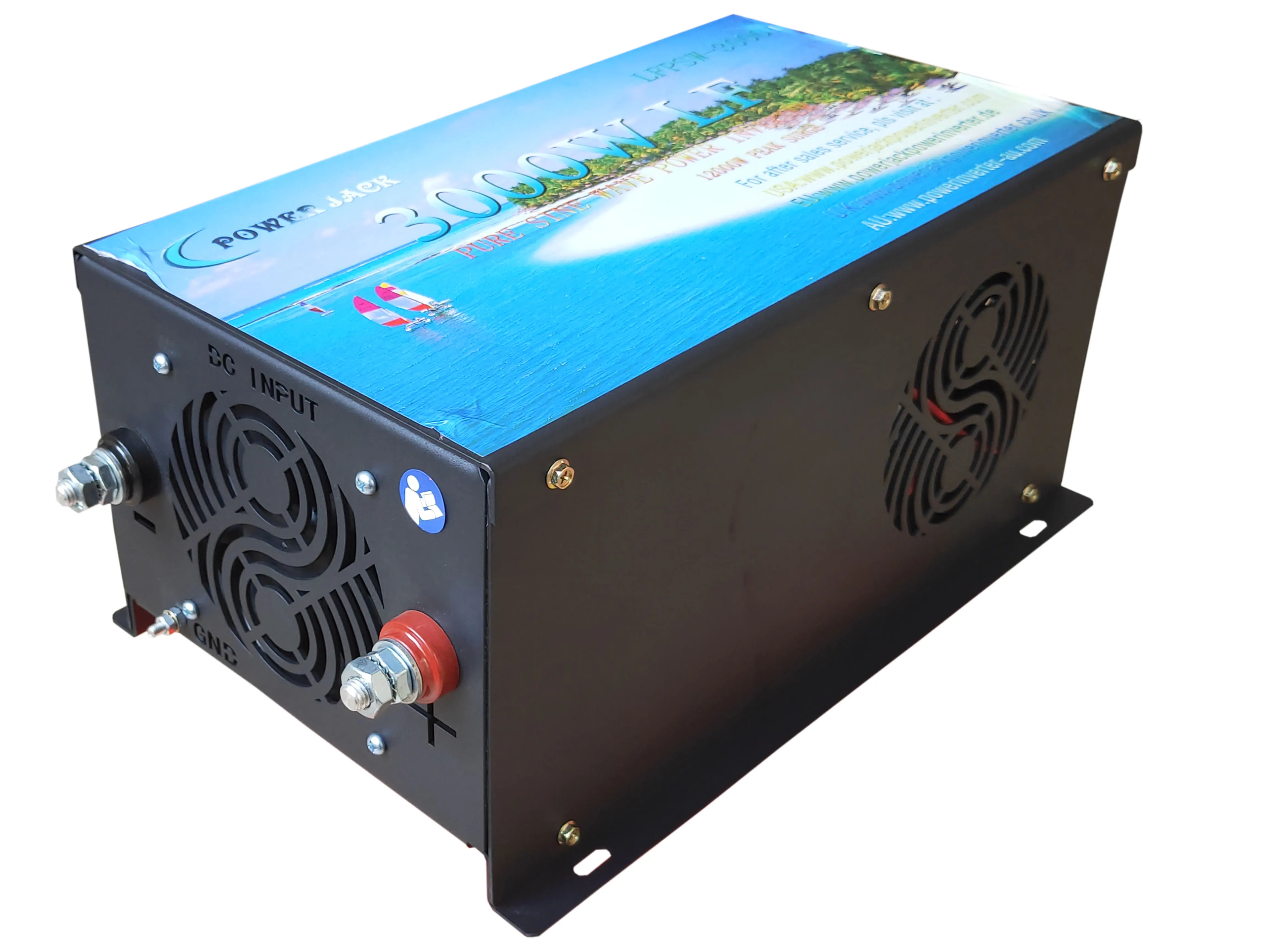 Низкочастотный LF 3000 Вт Чистая синусоида Инвертор 12В к AC110v 60 Гц конвертер из США |